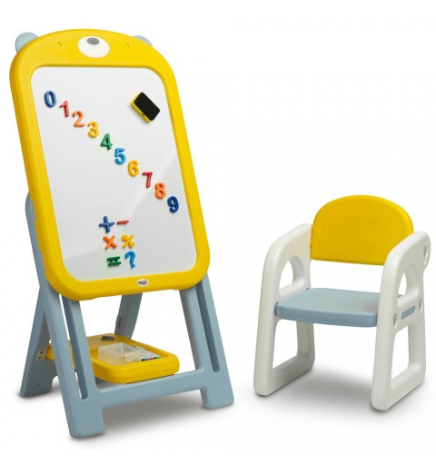 Ted - tablica z krzesełkiem | Żółty